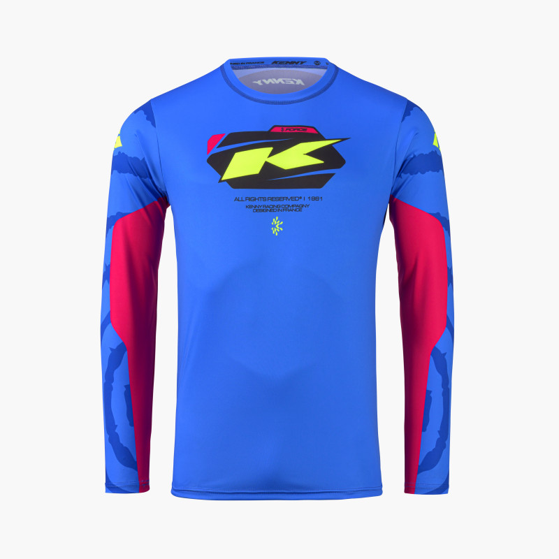 MAILLOT FORCE SPIRAL BLUE