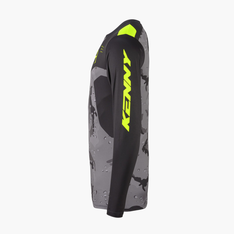 MAILLOT FORCE CAMO NEON YELLOW