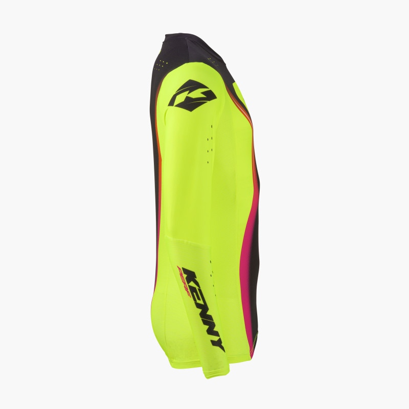 PERFORMANCE SOLID NEON YELLOW KID JERSEY