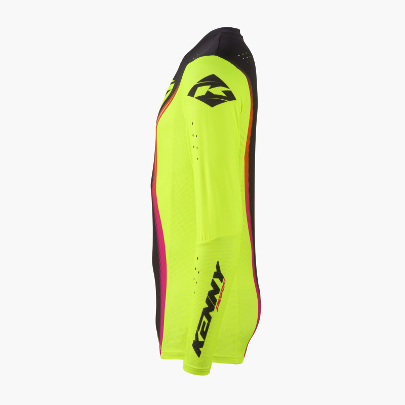 PERFORMANCE SOLID NEON YELLOW KID JERSEY