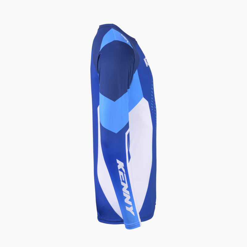 MAILLOT TRACK FOCUS BLUE ENFANT