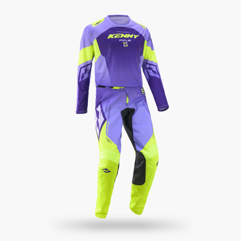 MAILLOT TRACK FOCUS PURPLE ENFANT