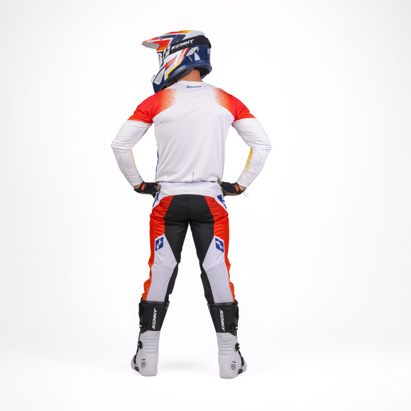 TRACK BLAST ORANGE WHITE JERSEY