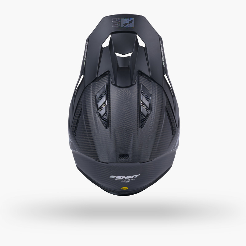 TITANIUM CARBON MATT HOLOGRAPHIC HELMET