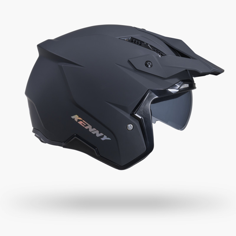 MILES SOLID BLACK HELMET