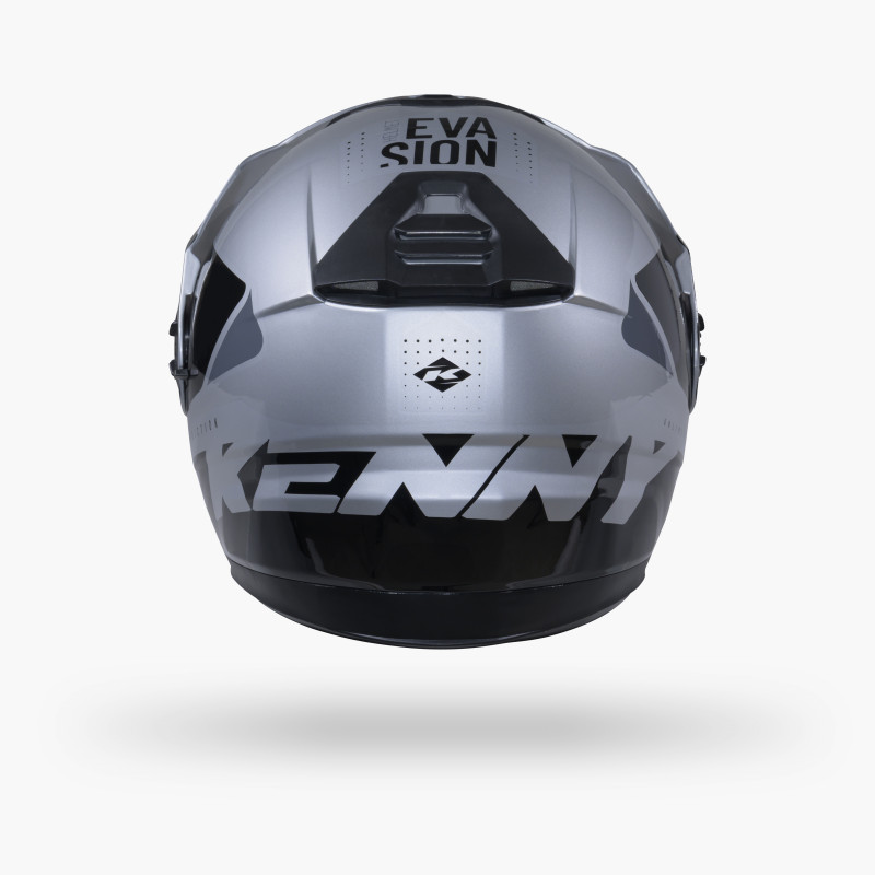EVASION GRAPHIC SILVER BLACK HELMET