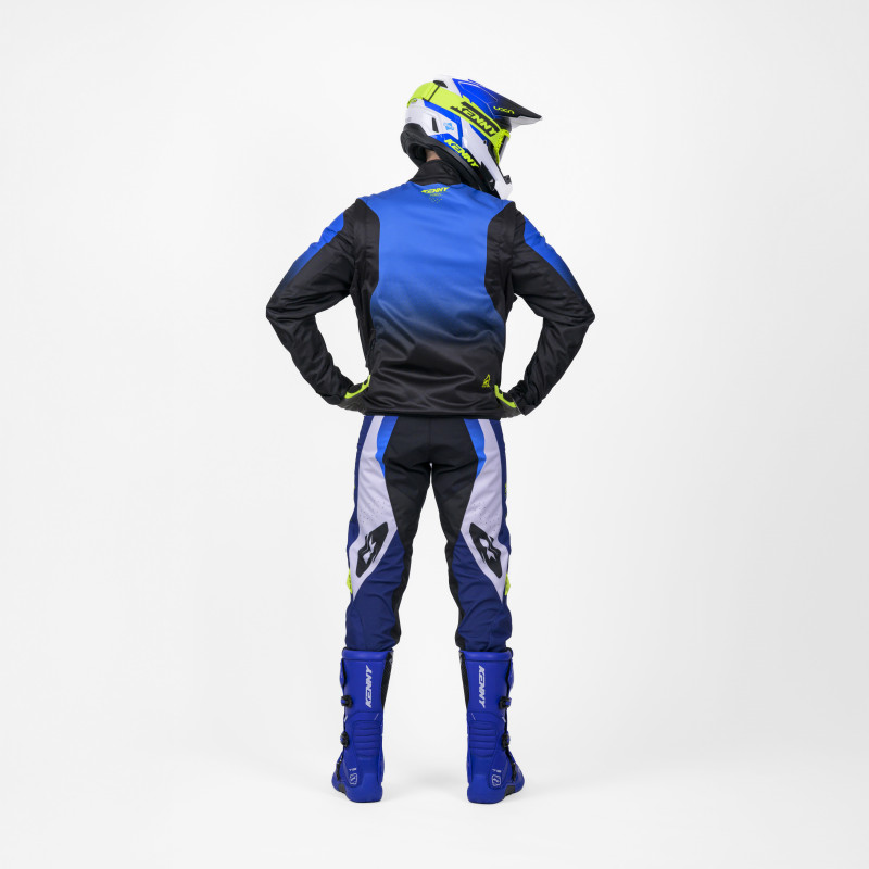 VESTE SOFTSHELL ENDURO BLUE NEON YELLOW