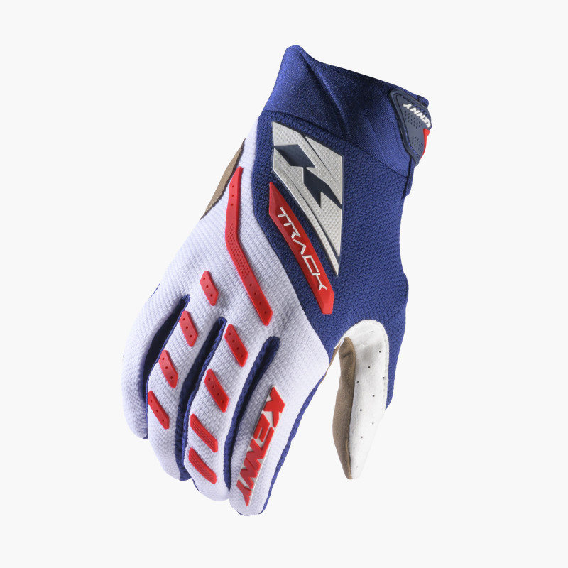 TRACK NAVY RED GLOVES