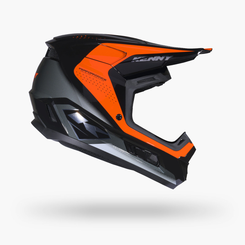 PERFORMANCE GRAPHIC CANDY RACING ORANGE HELMET