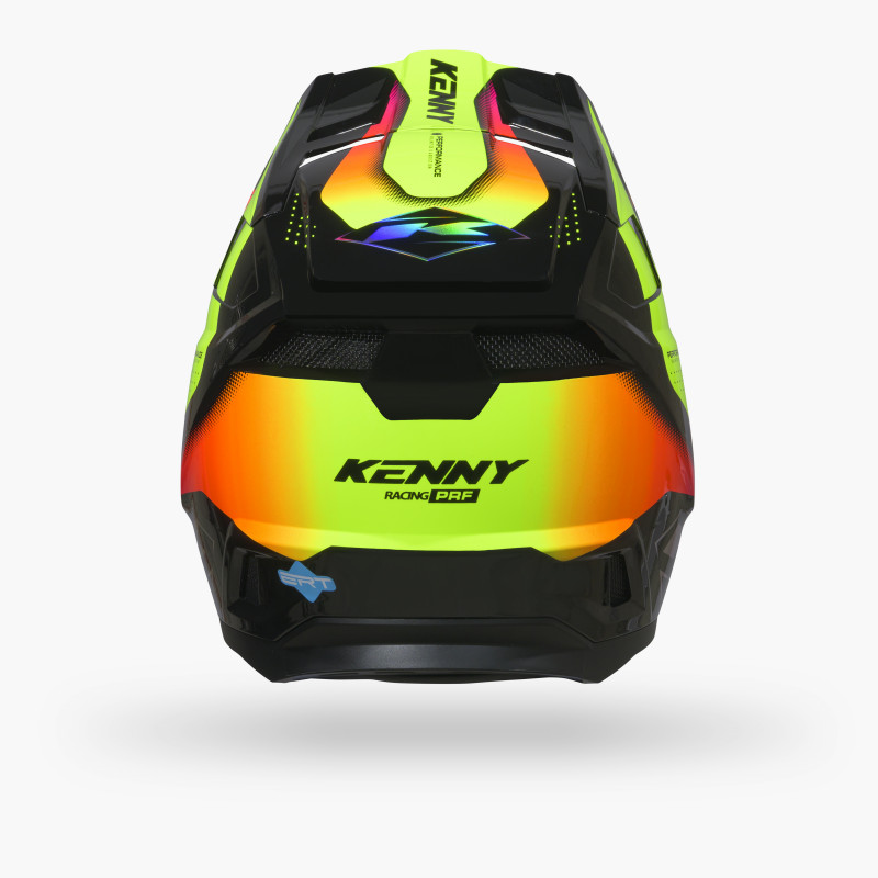 PERFORMANCE GRAPHIC RACING NEON YELLOW HELMET