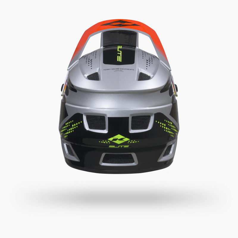 ELITE  GRAPHIC + SILVER HELMET