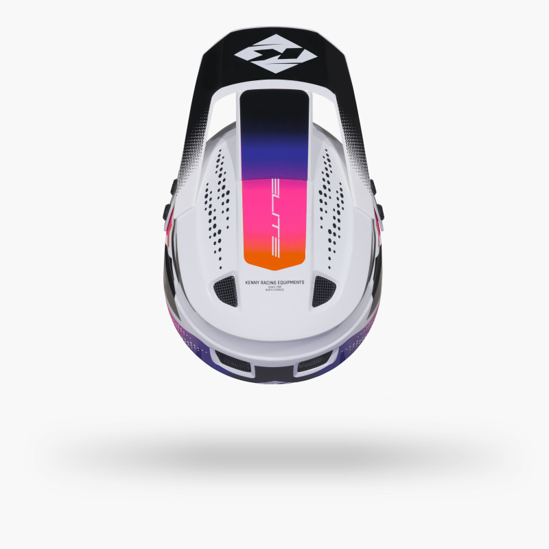 ELITE GRAPHIC +  WHITE GRADIENT HELMET