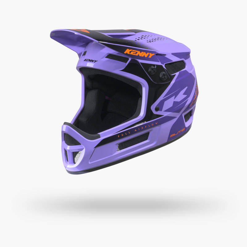 ELITE GRAPHIC + PURPLE HELMET