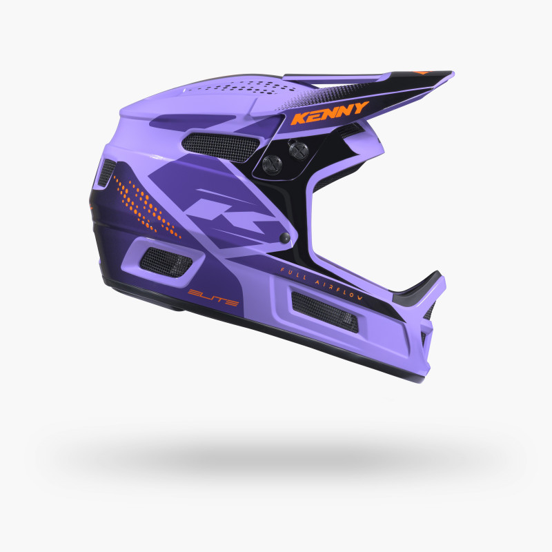 ELITE GRAPHIC + PURPLE HELMET