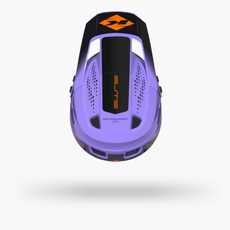 ELITE GRAPHIC + PURPLE HELMET