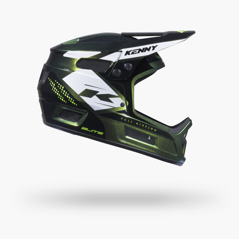 CASQUE ELITE GRAPHIC + GREEN CHAMELEON
