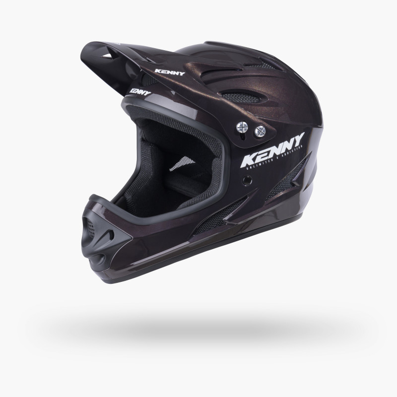 DOWNHILL SOLID BLACK HELMET