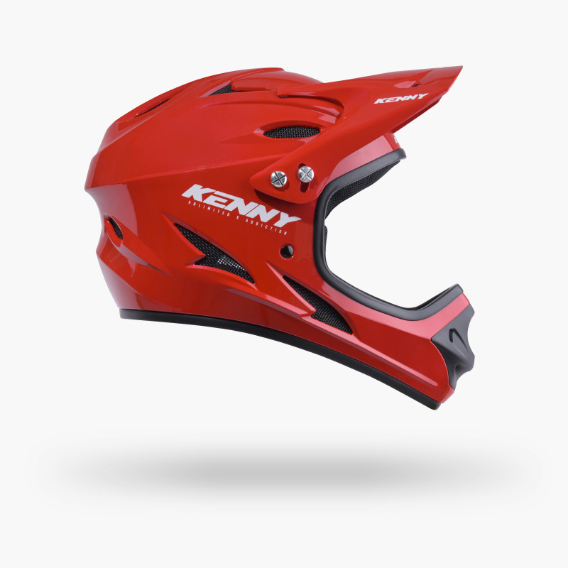 DOWNHILL SOLID RED HELMET