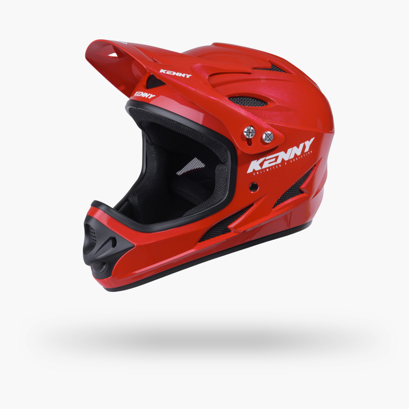 DOWNHILL SOLID RED HELMET