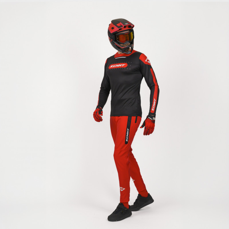 MAILLOT PROLIGHT CREW RED BLACK