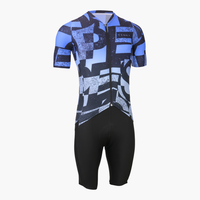 MAILLOT ESCAPE GRUNGE BLUE