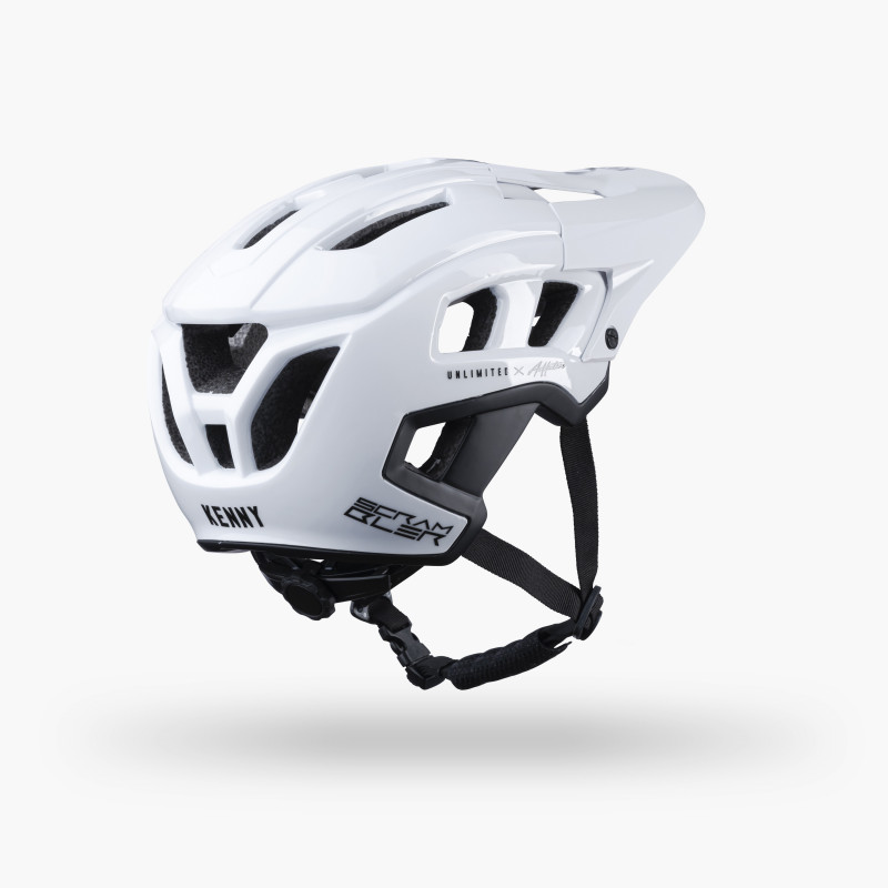 SCRAMBLER WHITE KID HELMET