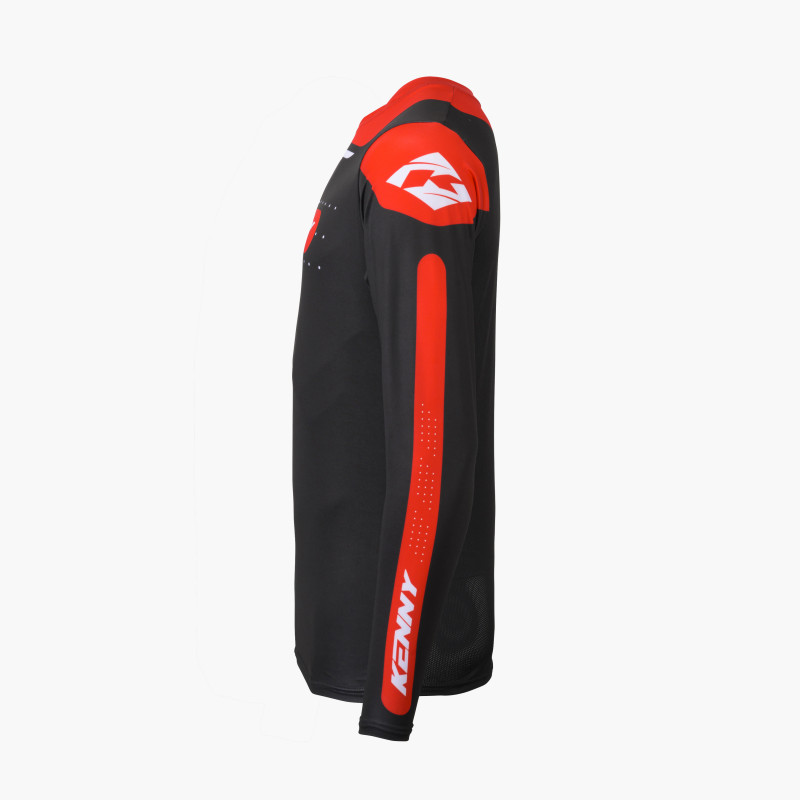 MAILLOT PROLIGHT ENFANT CREW RED BLACK